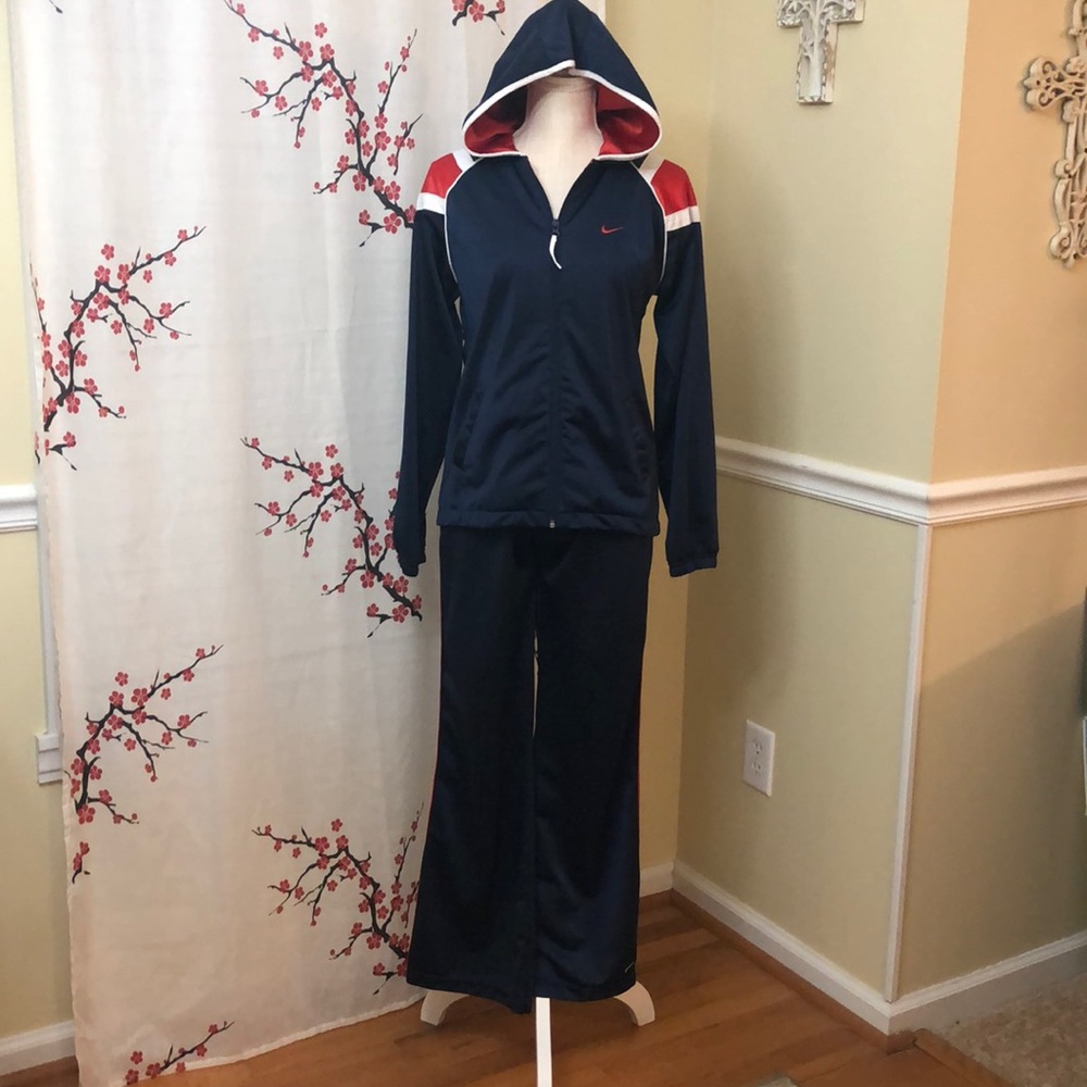 Nike soccer track suit.